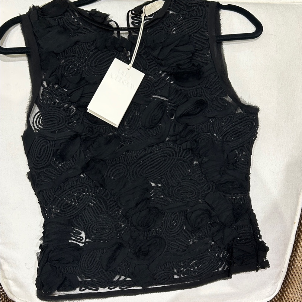 Ulla Johnson Carmen Top Noir